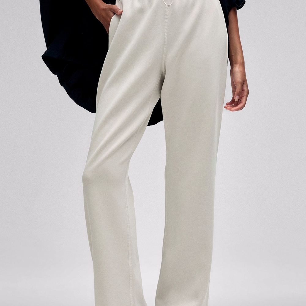 Lululemon Athletica Softstreme Highrise Pants In Bone